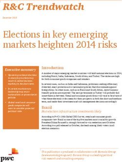 R&C Trendwatch Elections in key emerging markets heighten 2014 risks