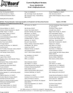 CURRENT BUYBOARD VENDORS - PHONE: 800-695-2919 EMAIL