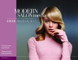 2018 MEDIA KIT First we earn your trust. Then we earn your business.