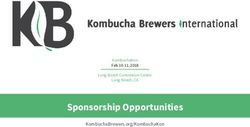 SPONSORSHIP OPPORTUNITIES - KOMBUCHABREWERS.ORG/KOMBUCHAKON KOMBUCHAKON FEB 10-11, 2018 - KOMBUCHA BREWERS INTERNATIONAL