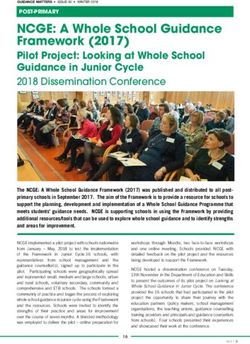 NCGE: A Whole School Guidance Framework (2017)