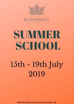 SUMMER SCHOOL 15th - 19th July 2019 - WWW.KINGSHILLHOUSE.ORG.UK - Kingshill House