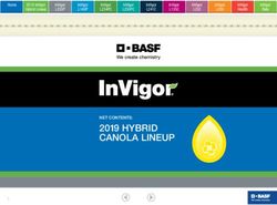 2019 HYBRID CANOLA LINEUP - NET CONTENTS: AGSOLUTIONS.CA