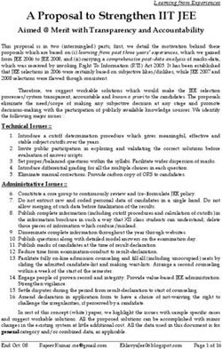 A Proposal to Strengthen IIT JEE - Aimed @ Merit with Transparency and Accountability