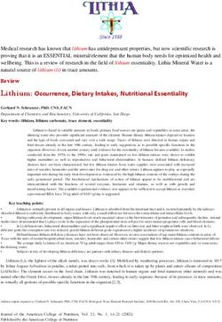 Lithium: Occurrence, Dietary Intakes, Nutritional Essentiality