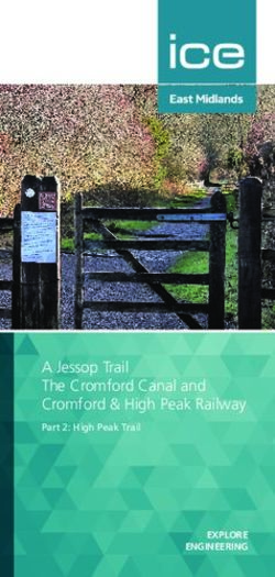 A Jessop Trail The Cromford Canal and Cromford & High Peak Railway