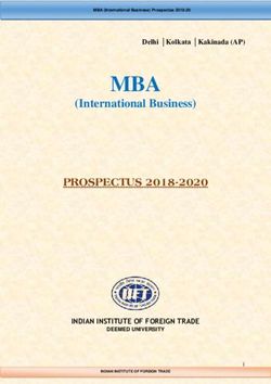 MBA (International Business) - INDIAN INSTITUTE OF FOREIGN TRADE - Computer Centre IIFT New Delhi