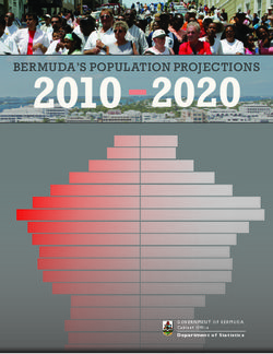 BERMUDA'S POPULATION PROJECTIONS - GOVERNMENT OF BERMUDA Cabinet Office
