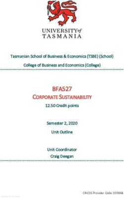 BFA527 CORPORATE SUSTAINABILITY - University of Tasmania
