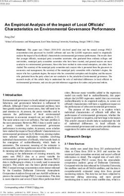 An Empirical Analysis of the Impact of Local Officials' Characteristics on Environmental Governance Performance