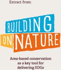 Extract from: Area-based conservation as a key tool for delivering SDGs - Institute for European ...