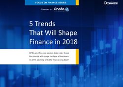 5 Trends That Will Shape Finance in 2018 - FOCUS ON FINANCE SERIES - CFOs and finance leaders take note: these five trends will shape the face of ...