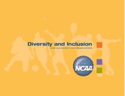 Diversity and Inclusion - enhancing diversity in intercollegiate athletics
