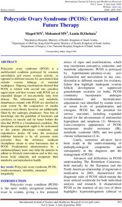 Polycystic Ovary Syndrome (PCOS): Current and Future Therapy - International Journal of ...