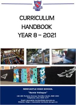 CURRICULUM HANDBOOK YEAR 8 2021 - NEWCASTLE HIGH SCHOOL "Remis Velisque"
