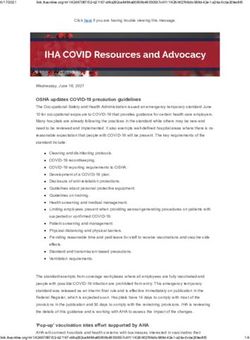 OSHA updates COVID-19 precaution guidelines - Iowa ...