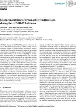 Seismic monitoring of urban activity in Barcelona during the COVID-19 lockdown - Solid Earth