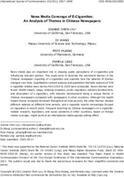 News Media Coverage of E-Cigarettes: An Analysis of Themes in Chinese Newspapers - International Journal ...