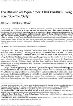 The Rhetoric of Rogue Ethos: Chris Christie's Swing from "Boss" to "Bully"