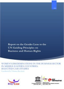 Report on the Gender Lens to the UN Guiding Principles on Business and Human Rights - WOMEN'S DISCRIMINATIONS IN THE BUSINESS SECTOR IN ...