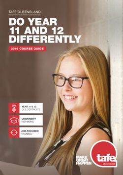 DO YEAR 11 AND 12 DIFFERENTLY - TAFE QUEENSLAND 2019 COURSE GUIDE