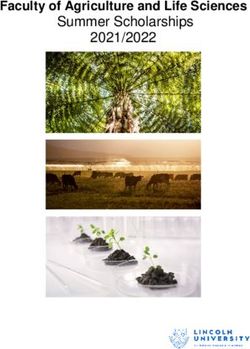 Faculty of Agriculture and Life Sciences - Summer Scholarships 2021/2022 - Lincoln University