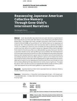 Reassessing Japanese American Collective Memory Through Gene Oishi's Internment Narratives