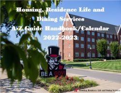 Housing, Residence Life and Dining Services A-Z Guide Handbook/Calendar 2022-2023