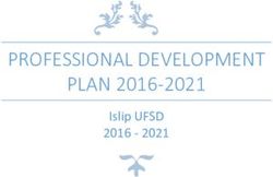 PROFESSIONAL DEVELOPMENT PLAN 2016-2021 - Islip UFSD 2016 2021 - Islip School District