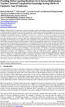 Providing Online Learning Situations for In-Service Mathematics Teachers' External Transposition Knowledge During COVID-19 Pandemic: Case of ...