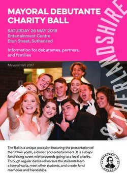 MAYORAL DEBUTANTE CHARITY BALL - SATURDAY 26 MAY 2018 Entertainment Centre Eton Street, Sutherland - Sutherland Shire Council