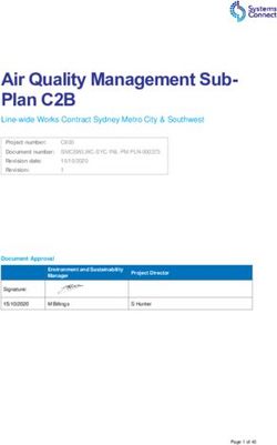 Air Quality Management Sub- Plan C2B - Systems Connect