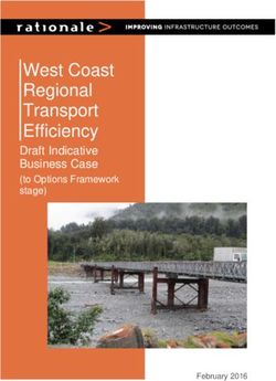 West Coast Regional Transport Efficiency - Draft Indicative Business Case (to Options Framework stage) - Local Government ...