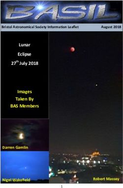 Lunar Eclipse Images Taken By BAS Members - 27th July 2018 Darren Gamlin