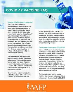 COVID-19 VACCINE FAQ - AAFP
