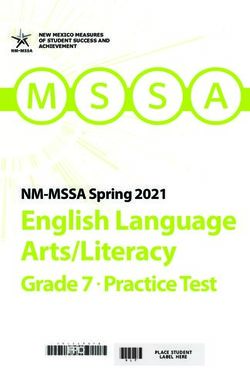 MSSA - English Language Arts/Literacy Grade 7 . Practice Test - Cognia