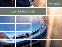 Honda Accord 2007 Sedan/Hybrid. Brochure.
