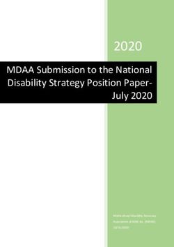2020 MDAA Submission to the National Disability Strategy Position Paper- July 2020