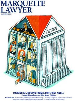 LOOKING AT JUDGING FROM A DIFFERENT ANGLE - SUMMER 2021