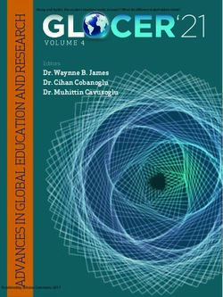 21 Dr. Waynne B. James Dr. Cihan Cobanoglu Dr. Muhi!in Cavusoglu - Editors: Scholar Commons @USF