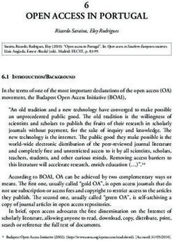 6 OPEN ACCESS IN PORTUGAL