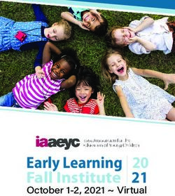 Early Learning 20 October 1-2, 2021 Virtual - Iowa AEYC