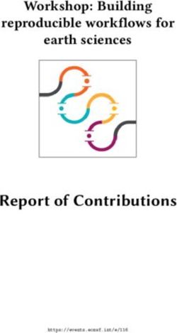 Report of Contributions - Workshop: Building reproducible workflows for earth sciences - ECMWF Events