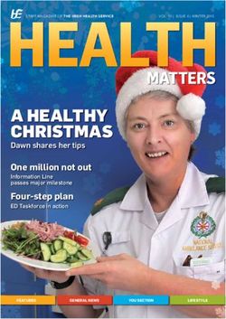 A HEALTHY CHRISTMAS One million not out - Information Line passes major milestone - HSE