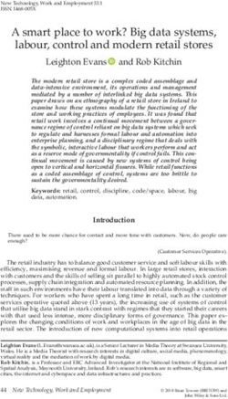 A smart place to work? Big data systems, labour, control and modern retail stores - Rob Kitchin