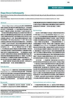 Chagas Disease Cardiomyopathy - SciELO