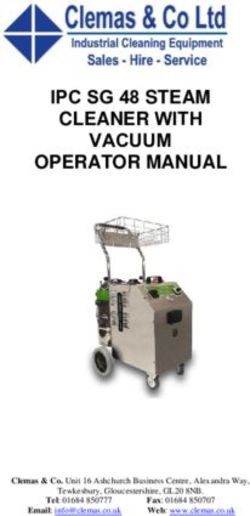 VACUUM IPC SG 48 STEAM - CLEANER WITH