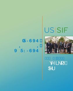 INFORM EDUCATE TRANSFORM - Strategic Plan 2019 2021 - The Forum for Sustainable and Responsible ...