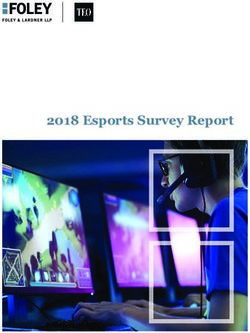 2018 Esports Survey Report - Foley & Lardner LLP