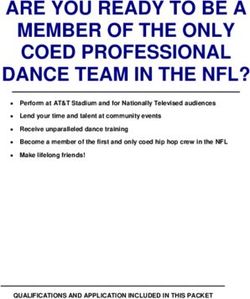 ARE YOU READY TO BE A MEMBER OF THE ONLY COED PROFESSIONAL DANCE TEAM IN THE NFL? - NFL.com